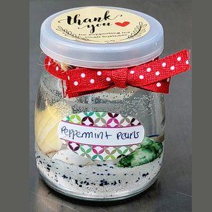 PEPPERMINT PEARLS HANDMADE CANDLES UNIQUELY DESIGN